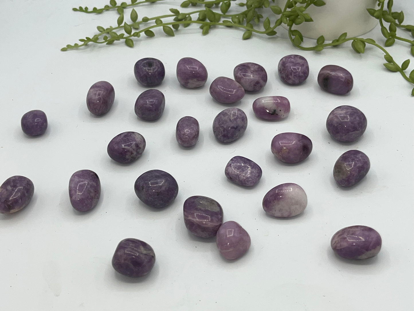 Lepidolite Tumble Stone,  Crystal Natural Lepidolite Healing Crystals, Lepidolite lavender gemstone, Meditation, Lepidolite healing