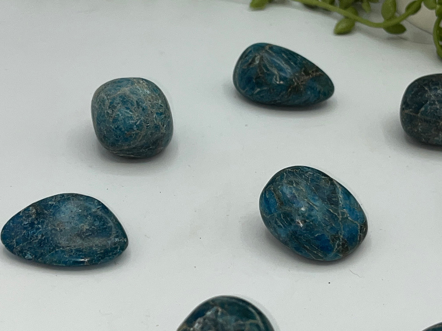 Apatite tumbled Crystal, Blue Apatite tumble Stone. Premium quality