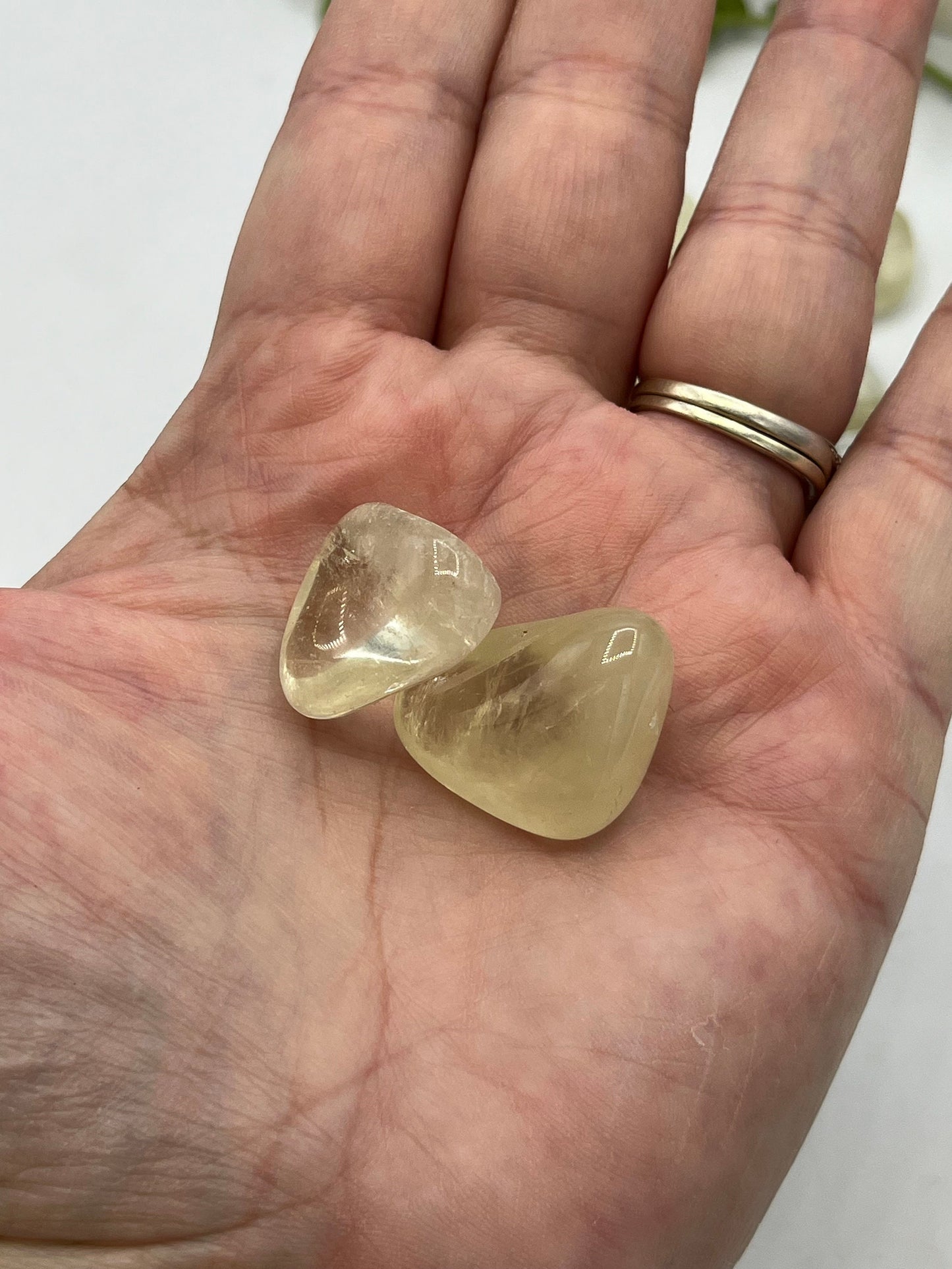 Citrine tumble stone. Natural Untreated Citrine, Quartz family, yellow quartz,