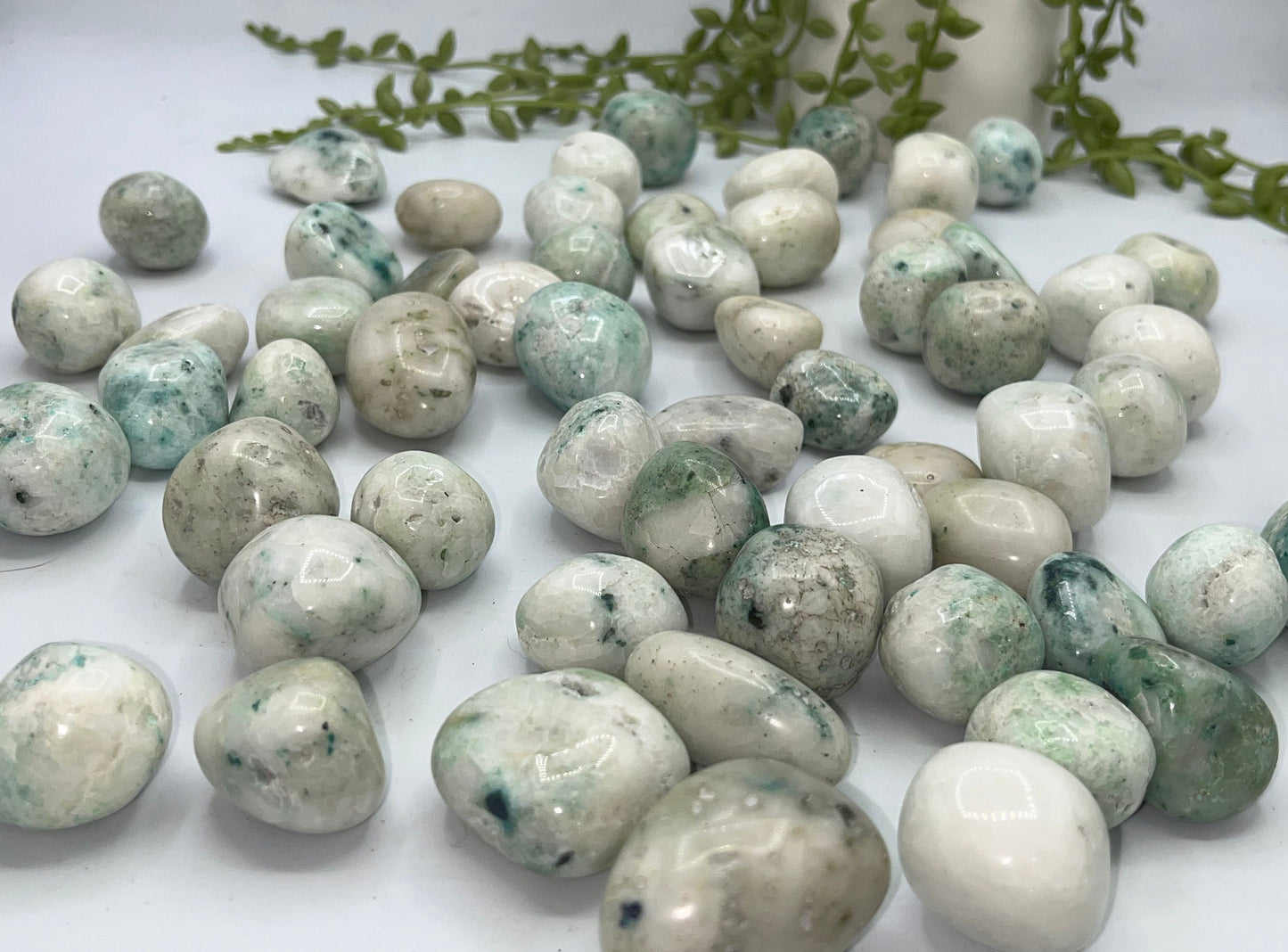 Beautiful Phoenix stone tumble, Ajoite Crystal, Crystal Chunk, small, medium, large, turquoise, chrysocolla, malachite