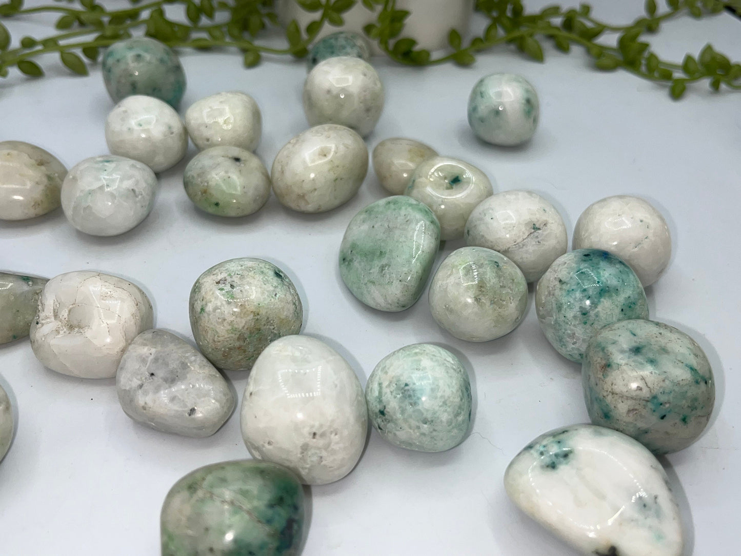 Beautiful Phoenix stone tumble, Ajoite Crystal, Crystal Chunk, small, medium, large, turquoise, chrysocolla, malachite