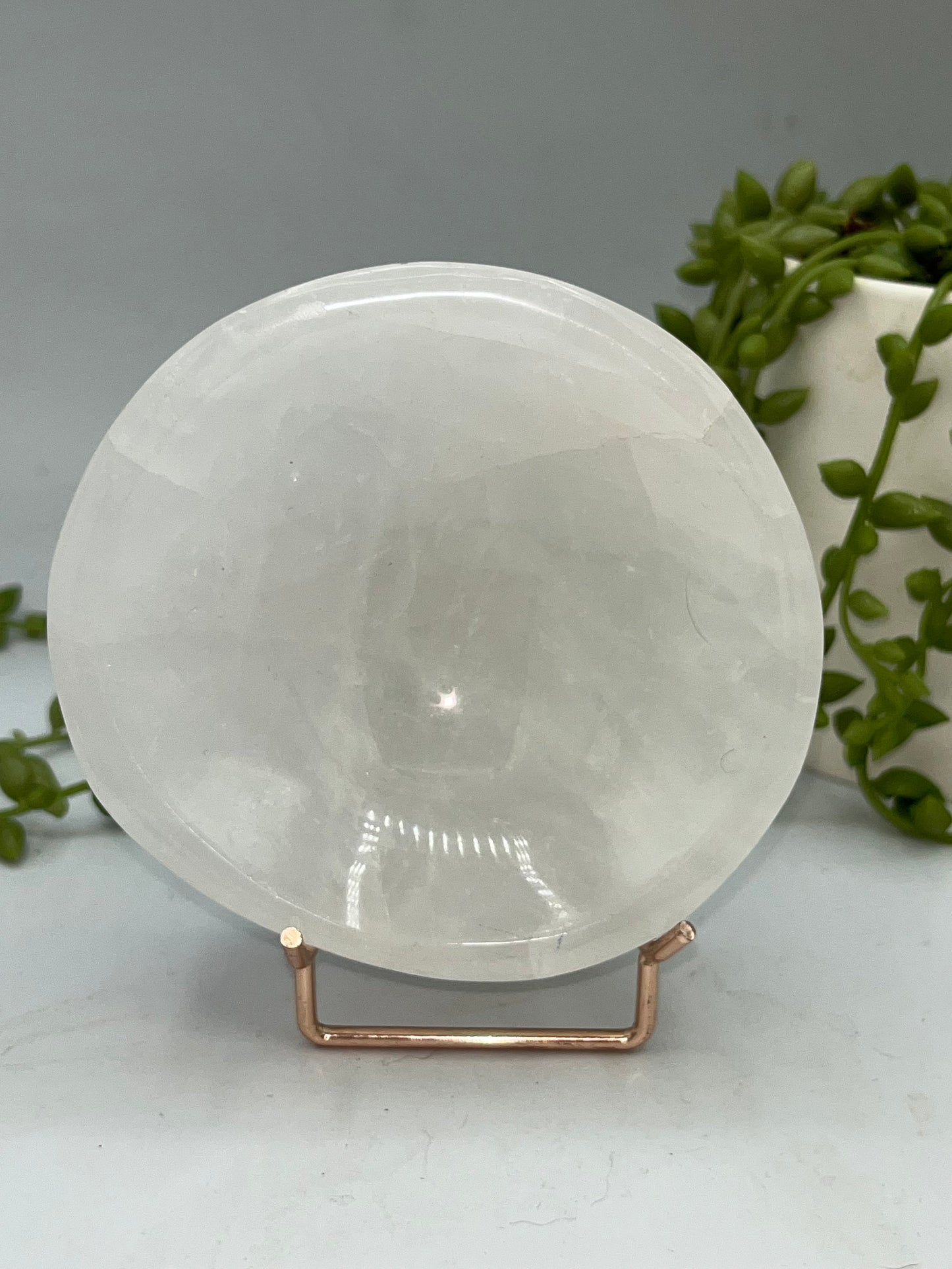 Clear Quartz bowl, Home Décor, Statement Piece, Altar/Offering dish,