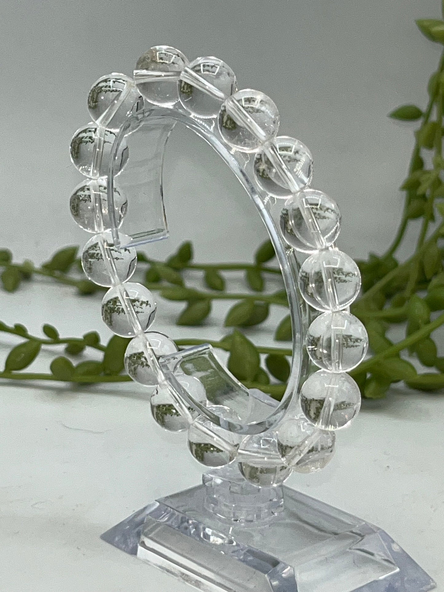 A+++ quality White Azeztulite beaded bracelet.