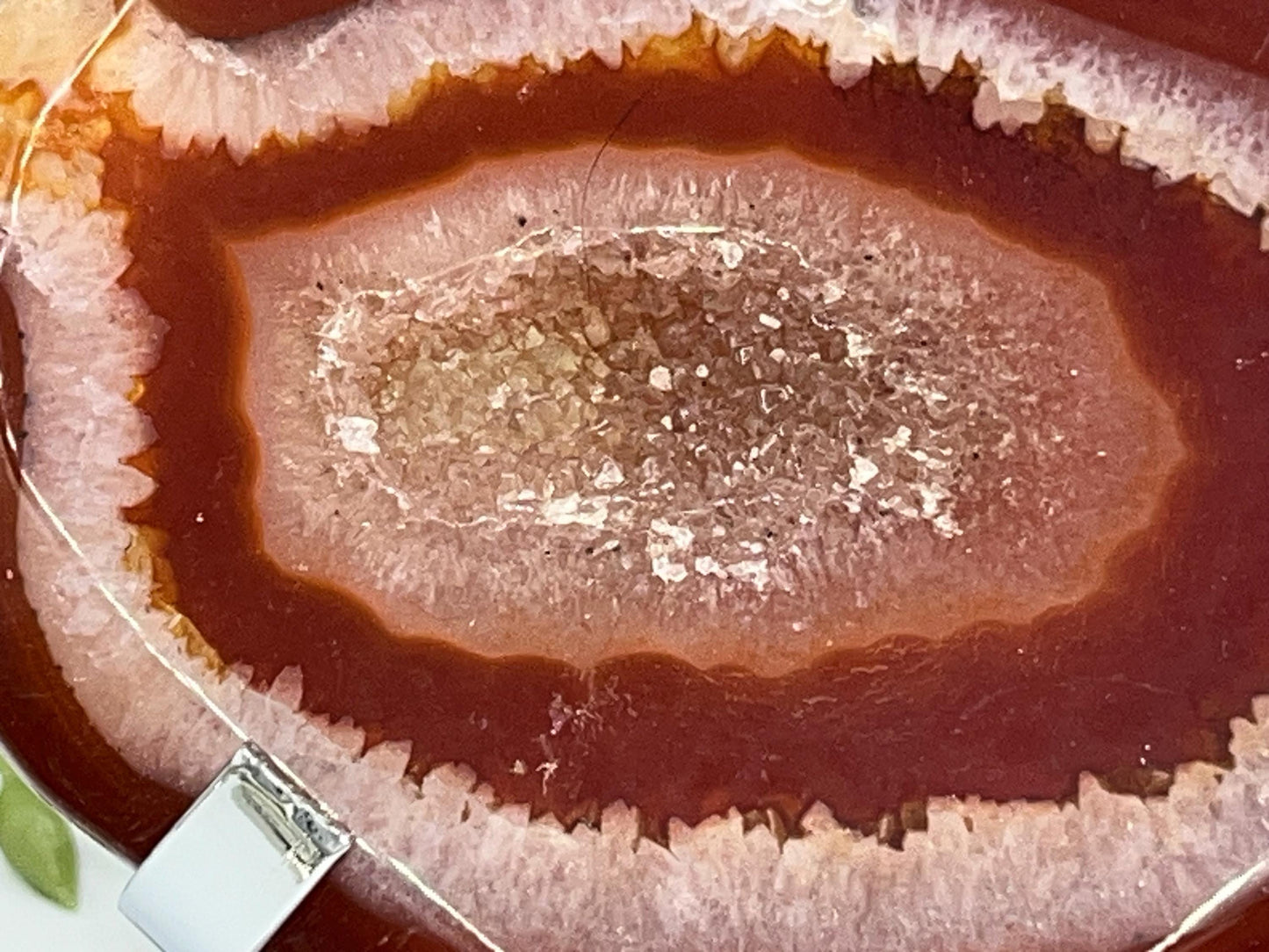 Carnelian Heart (D) with Druzy, Carnelian, Crystal Collection, Chakra Stones, Orange, Red Crystals, Carnelian Flat Heart, Drusy Carnelian.