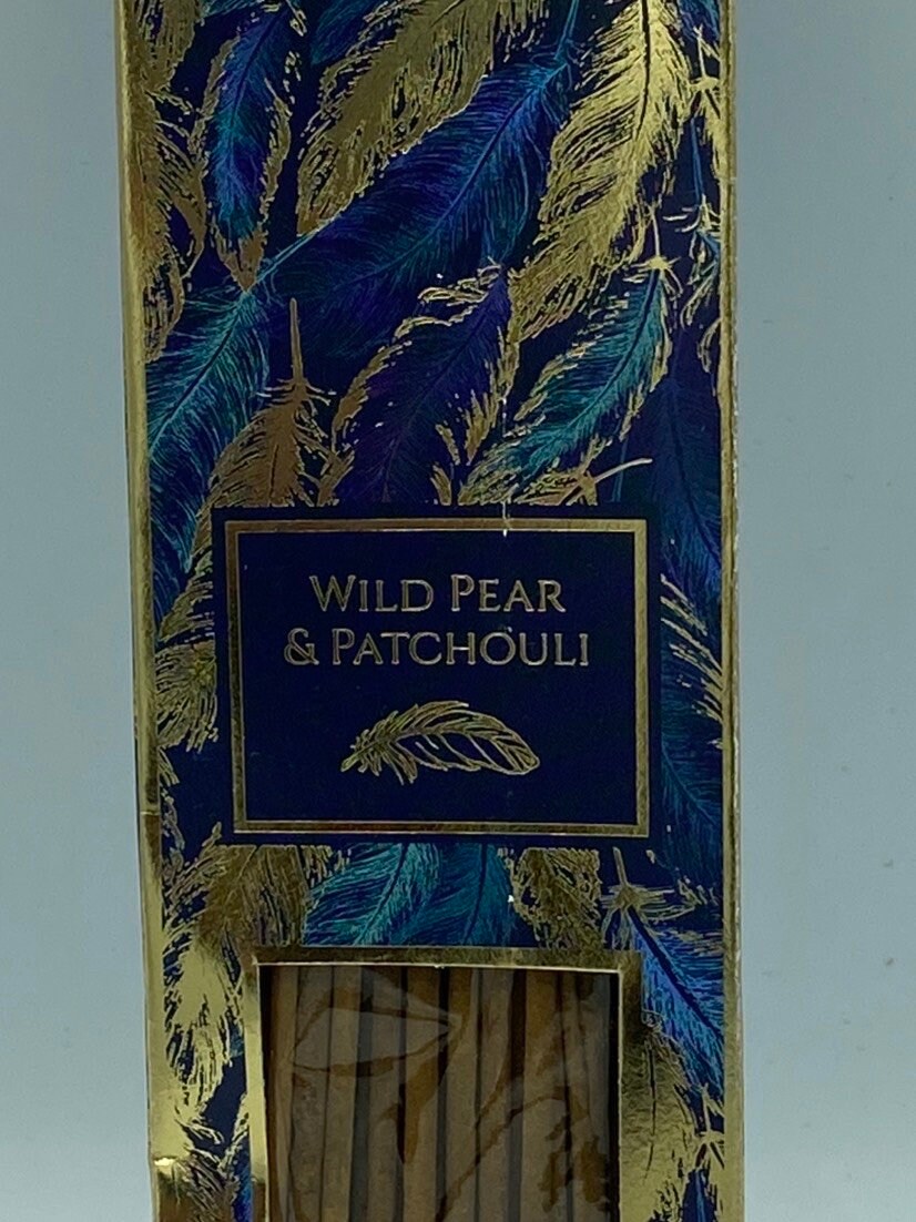 Incense sticks with incense holder included gift set, wild pear and patchouli, home scent, home fragrance