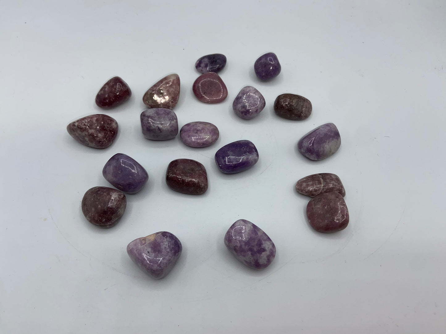 Lepidolite Tumble Rocks, Lepidolite Quartz Pocket Stone, Crystal Tumble Rocks, High Quality