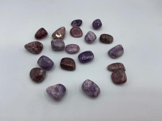 Lepidolite Tumble Rocks, Lepidolite Quartz Pocket Stone, Crystal Tumble Rocks, High Quality