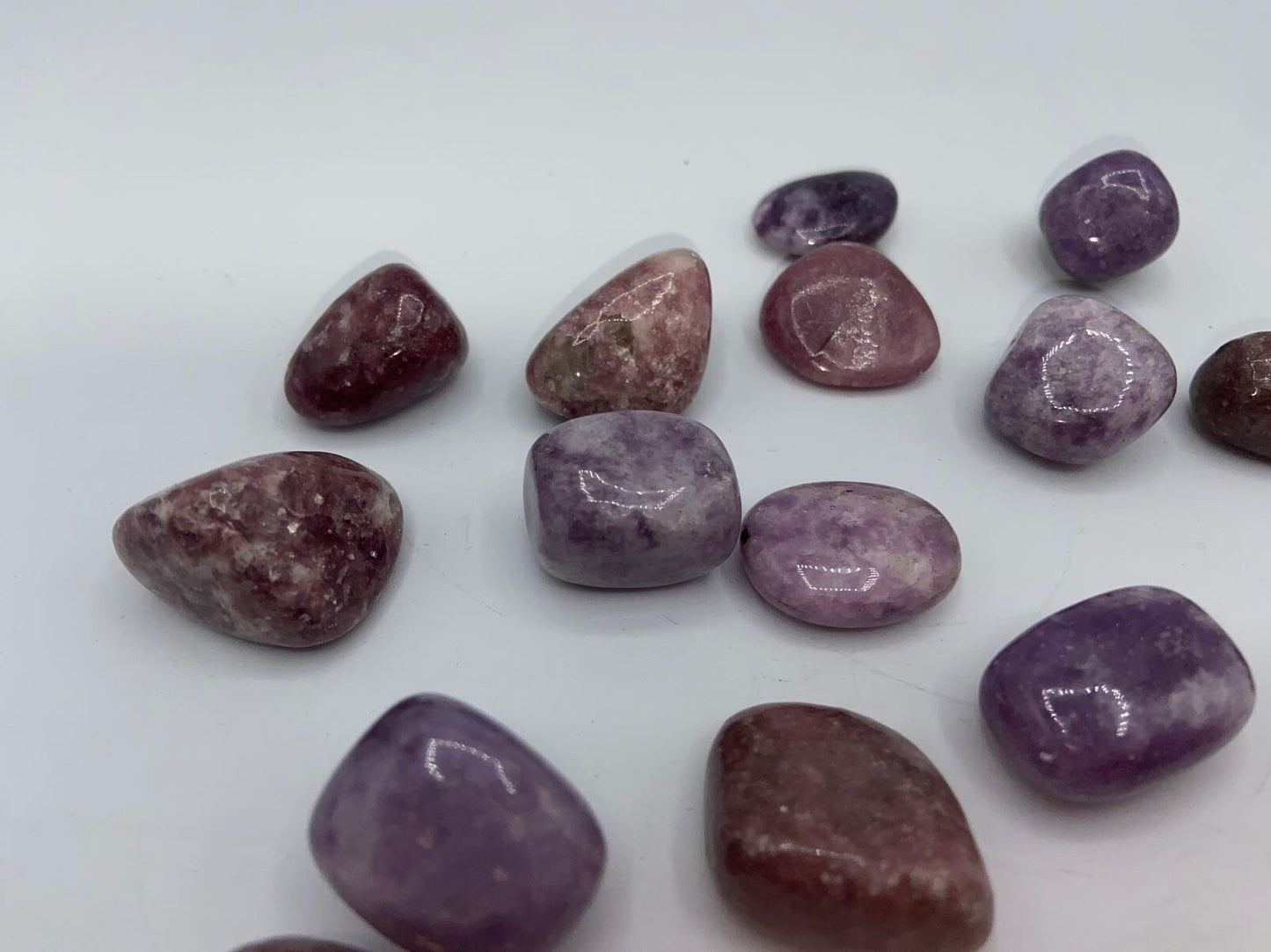 Lepidolite Tumble Rocks, Lepidolite Quartz Pocket Stone, Crystal Tumble Rocks, High Quality
