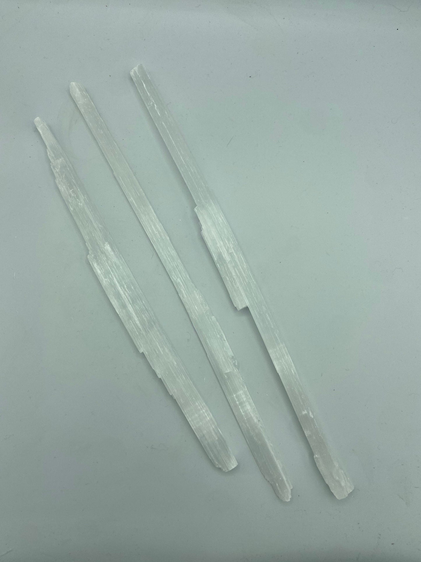 Large Selenite Wand approx 40cm Stick, Selenite Charging Plate, Cleansing Crystal Stick, Aura Cleansing, Crystal Wand, Selenite Crystals